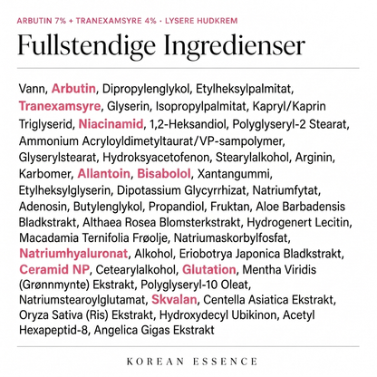 ARBUTIN 7% LYSERE HUDKREM